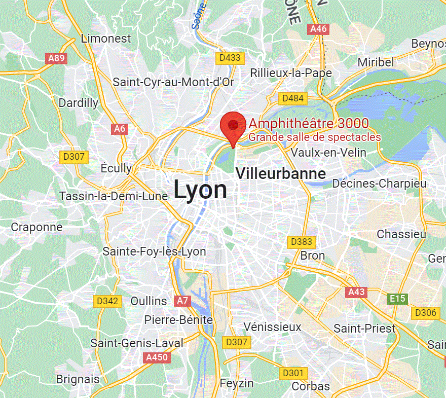 L'amphithéâtre cité internationale à Lyon
